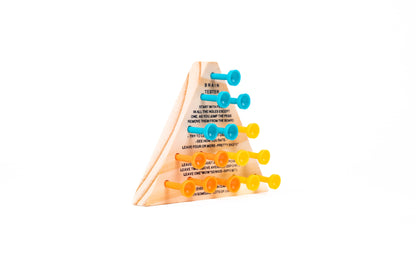 Neato! Classic Wooden Peg Game, Travel Size- Retro Classic
