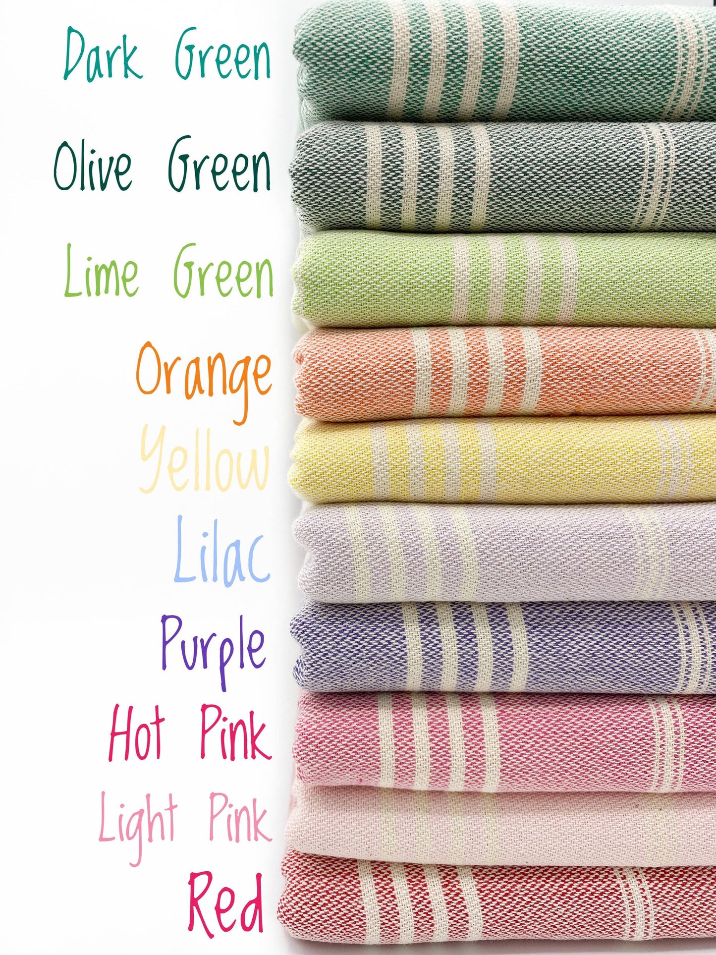 Sand Free Turkish Striped Beach Towel