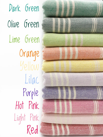 Sand Free Turkish Striped Beach Towel