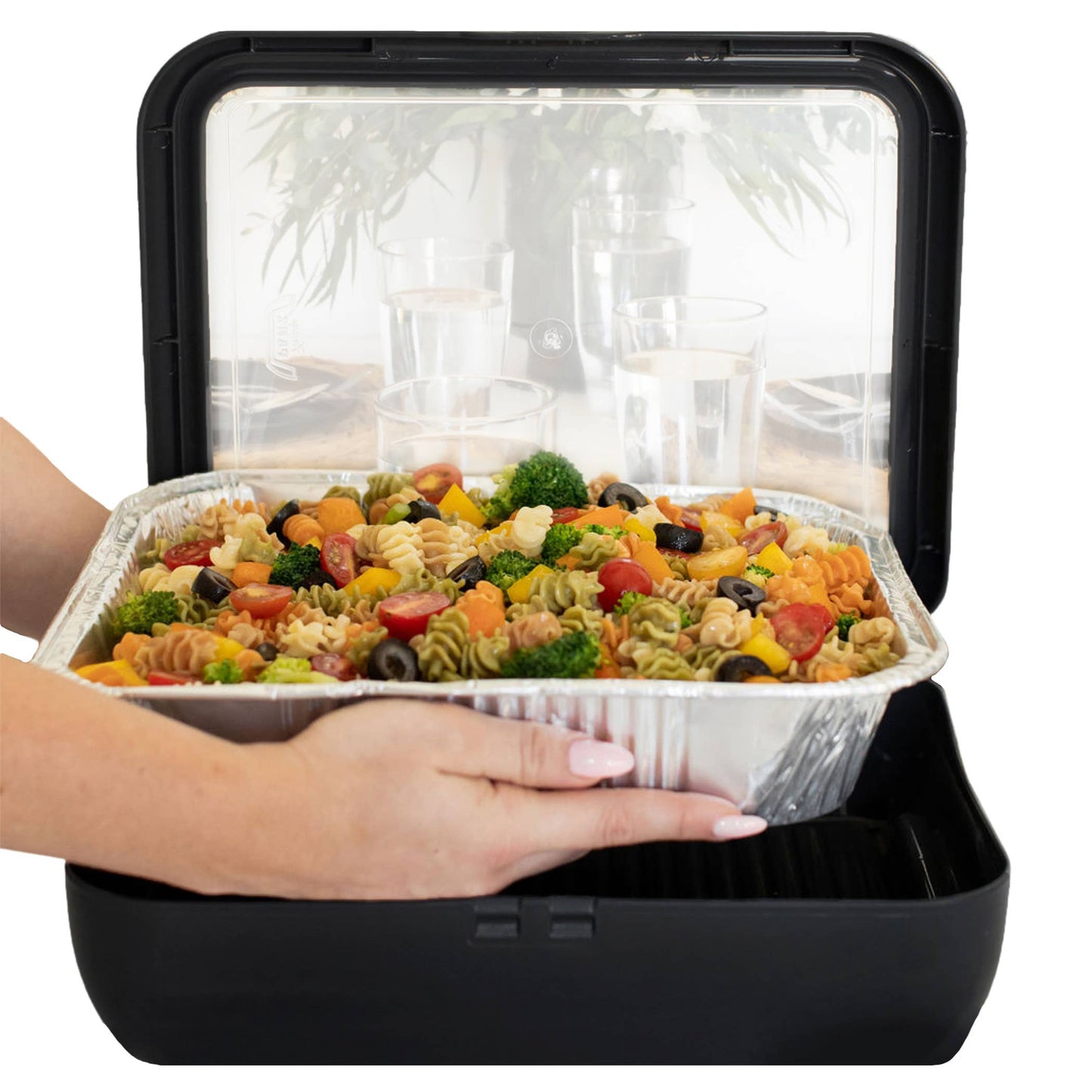 Fancy Panz Classic Set - Pan Frame w/ Lid & Serving Spoon - Charcoal