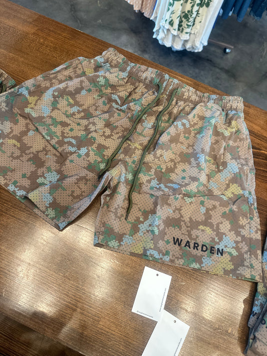 Warden Camo Shorts