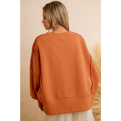 OVERSIZED PUMPKIN PATCH SWEATSHIRT