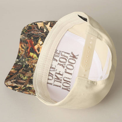 You Look Like You Love Me Embroidery Camo Trucker