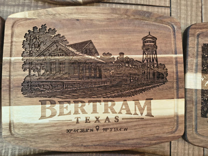 Bertram and Oatmeal Lazer Boards