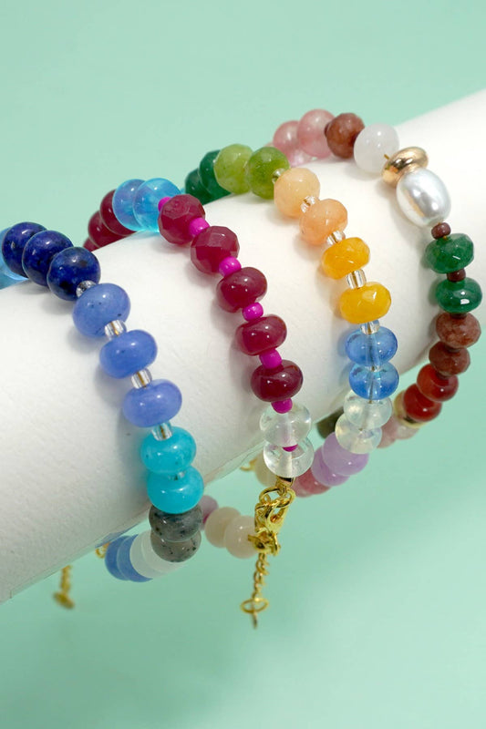 BOHO RESIN BEADED BRACELET