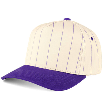C.C Pinstripe Palin Two Tone Trucker Cap