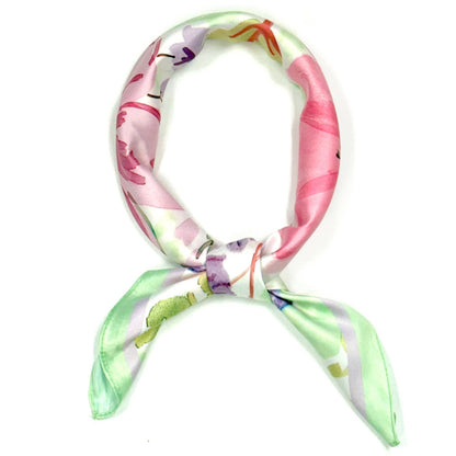 Floral Painting Print Bandana Summer Scarf