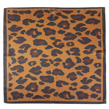 Leopard Pattern with Boarder Line Bandana Scarf