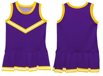 Purple and Yellow Cheer Dress