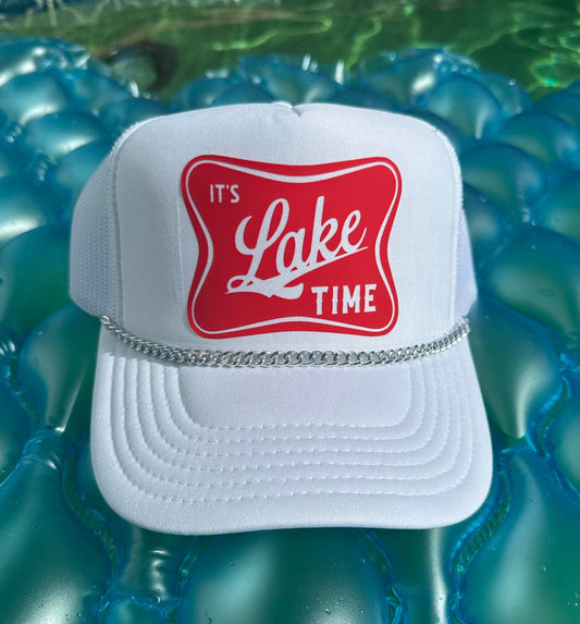 It's Lake Time Trucker Hat