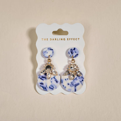 Show Stopper Earrings–Chinoiserie Flair