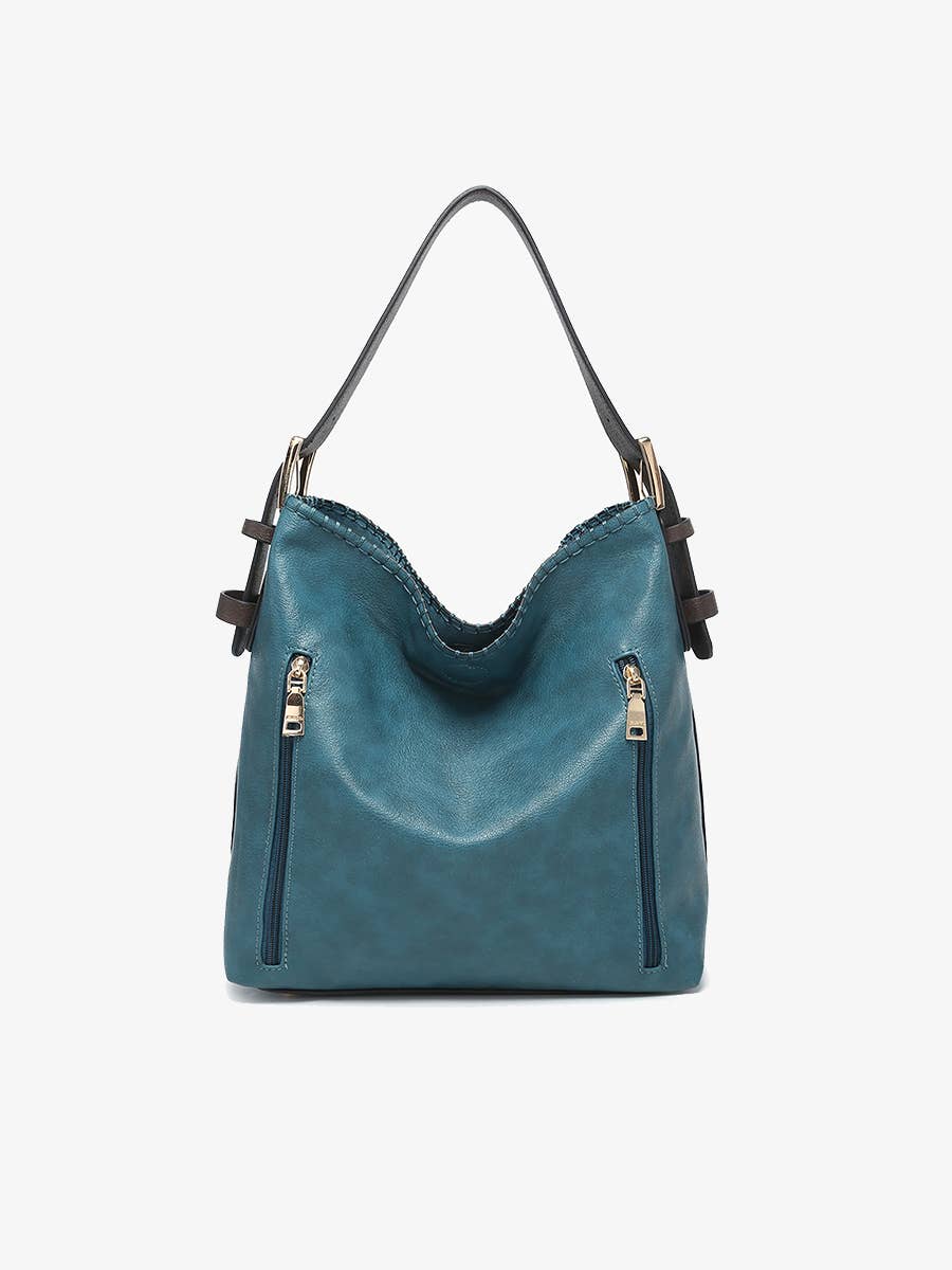 Alexa 2-in-1 Hobo Bag w/Dual Zip Compartments | M1816A