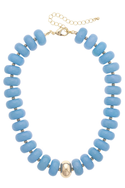 San Sebastián Beaded Resin Necklace