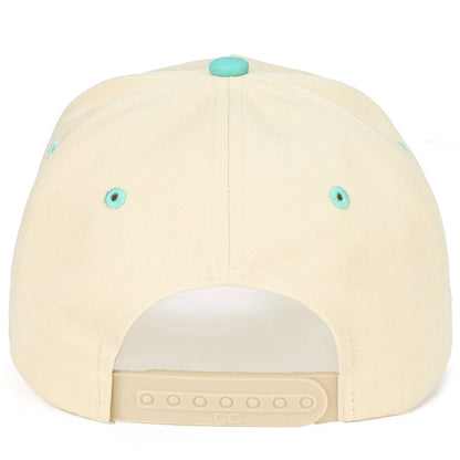 C.C SALTY Letter Embroidered on Two Tone Trucker Hat