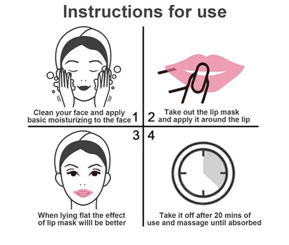 Pink Collagen Lip Revival Masks