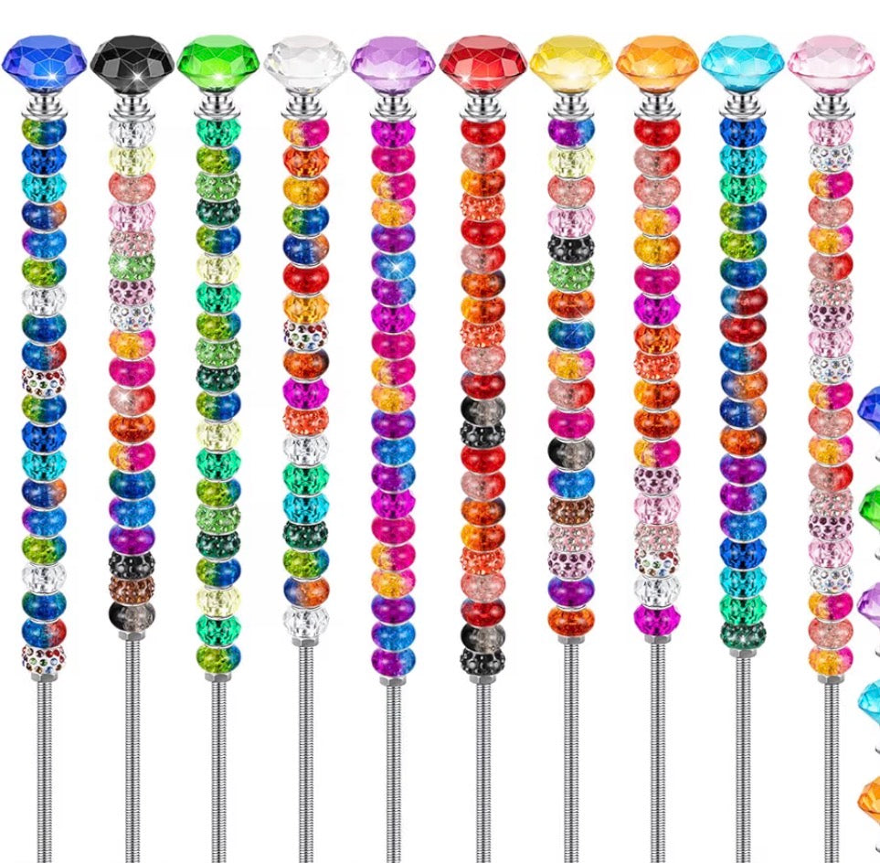 Beaded Garden Stakes