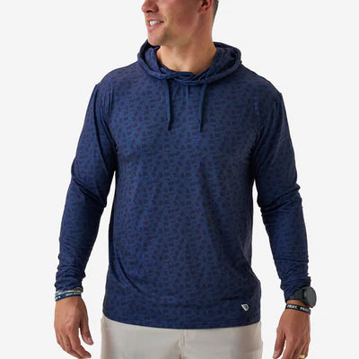 Burlebo Performance Hoodie Stars and Stripes - Navy