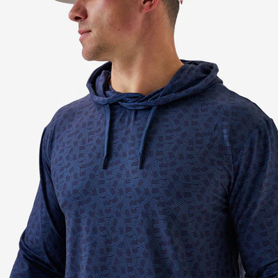 Burlebo Performance Hoodie Stars and Stripes - Navy