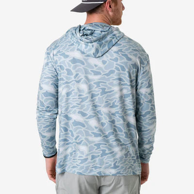 Burlebo Performance Hoodie Seaside Camo