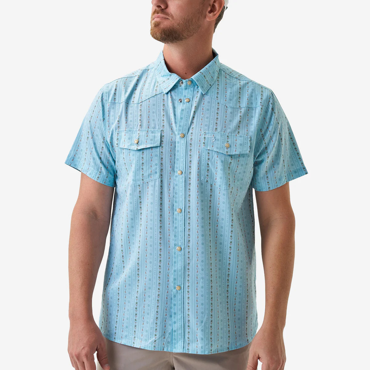 Burlebo Performance Western Shirt - Ranch - Blue Jean