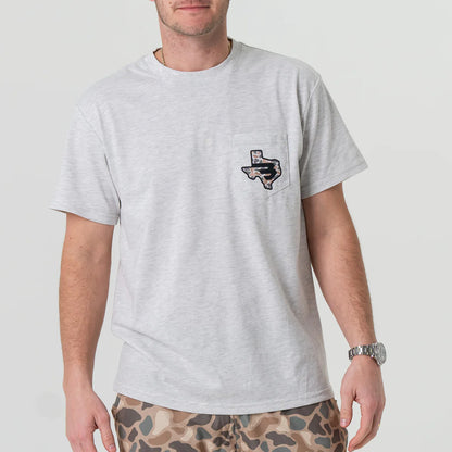 Burlebo Short Sleeve Tee - Texas Camo Flying B