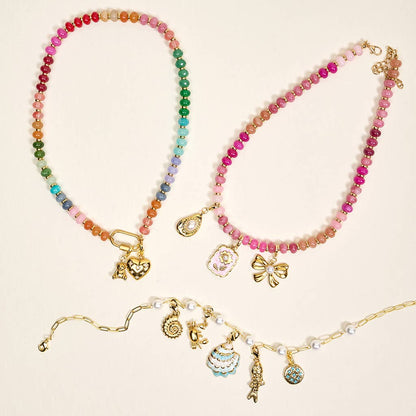 Stone Candy Necklace–Color Crush