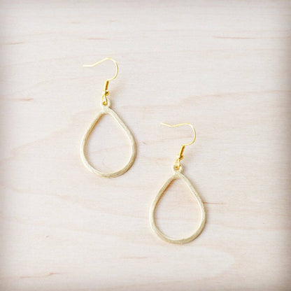 Timeless Droplet Gold Chain Necklace & Earring Set