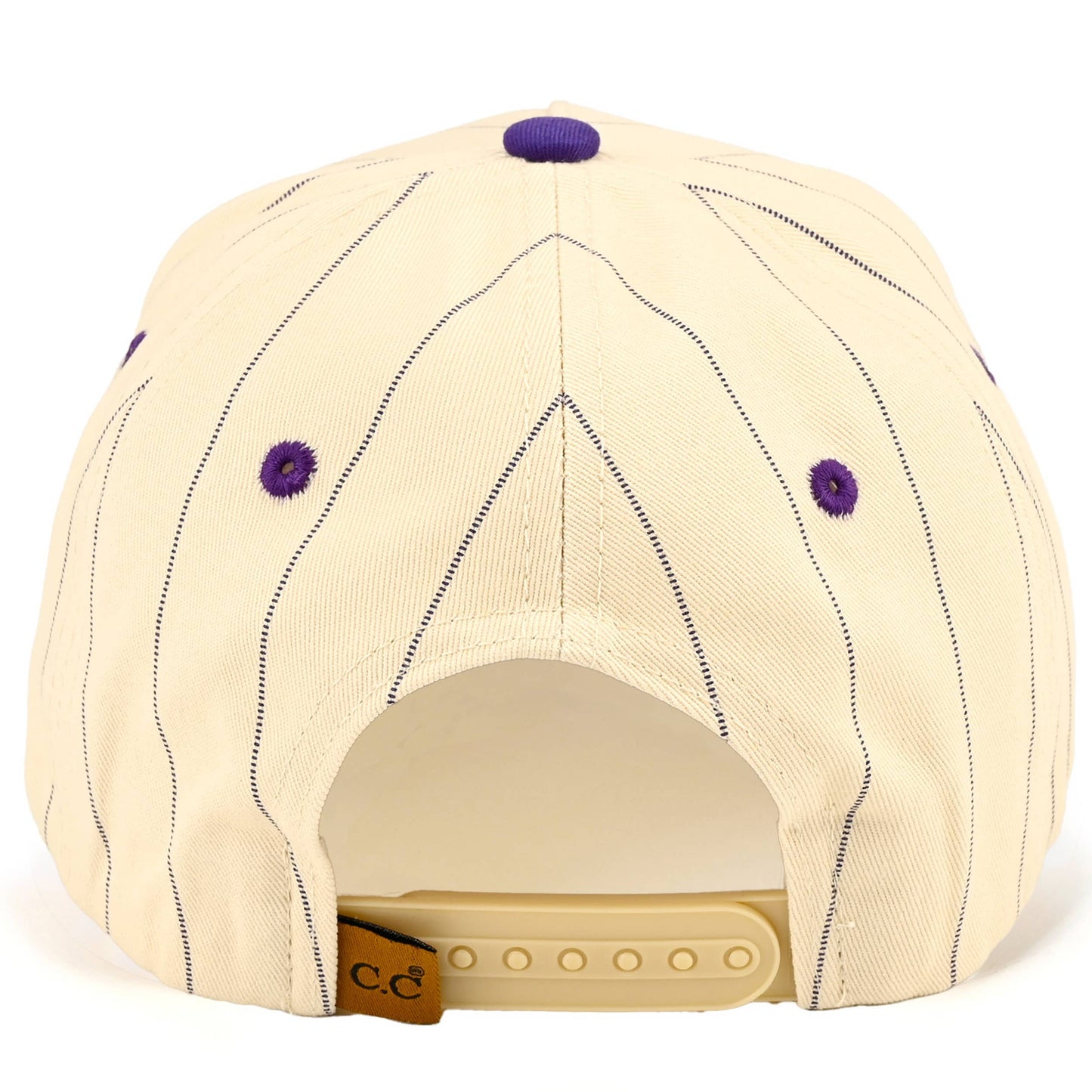 C.C Pinstripe Palin Two Tone Trucker Cap