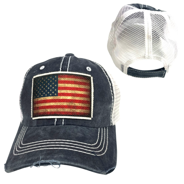 AMERICAN FLAG CAP