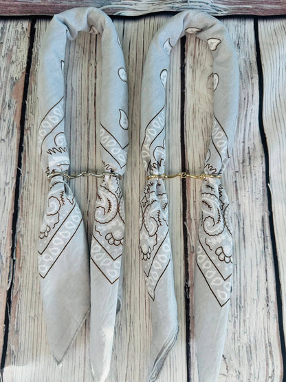 Snaffle Scarf Slide For Bandanas