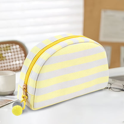 Striped Cosmetic Bags