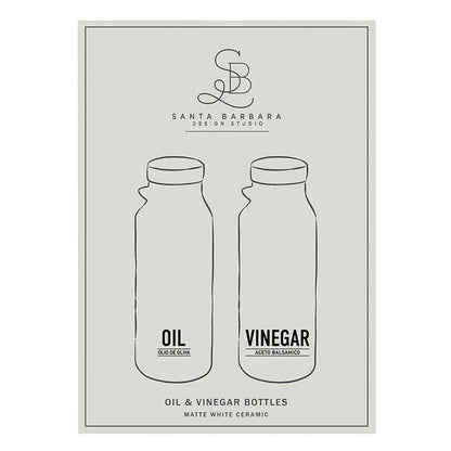 Matte Oil + Vinegar Bottles