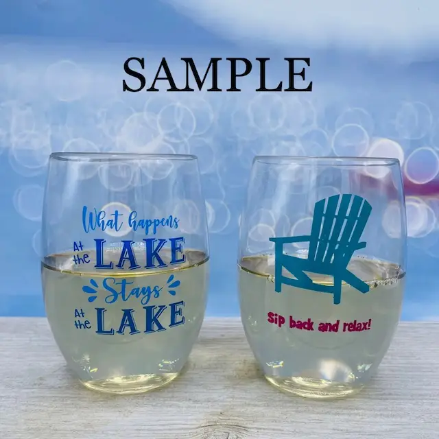 DRINK UP WITCHES Unbreakable TRITAN Plastic Wine Glasses