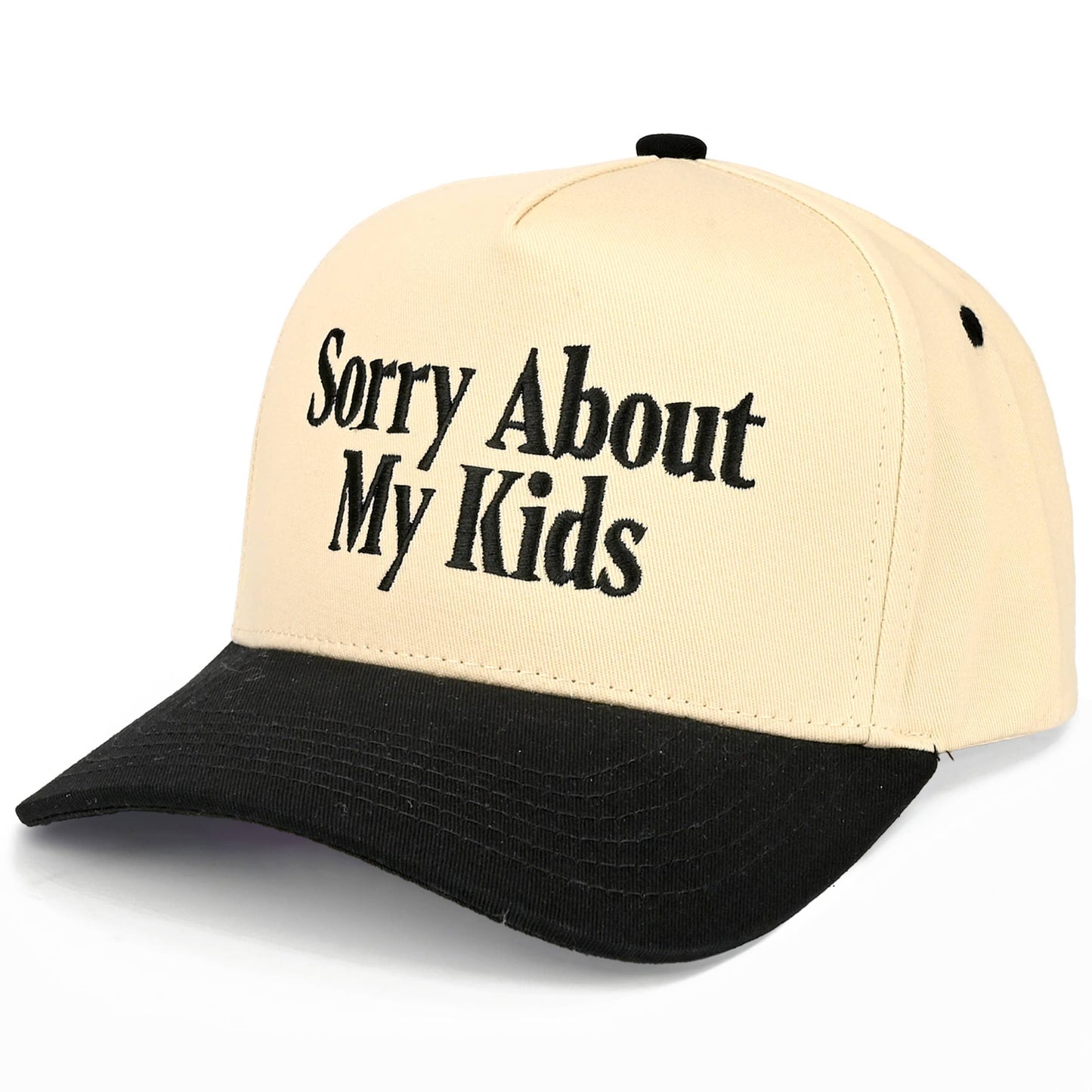 C.C SORRY ABOUT MY KIDS Two Tone Trucker Hat