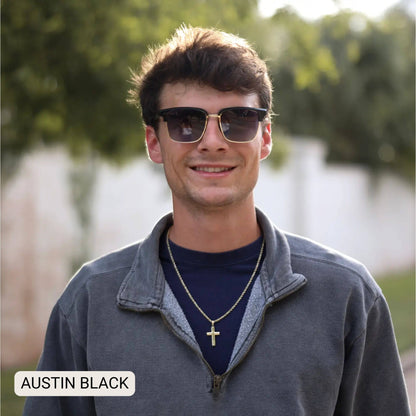 DAX Austin - Unisex Polarized Square Sunglasses