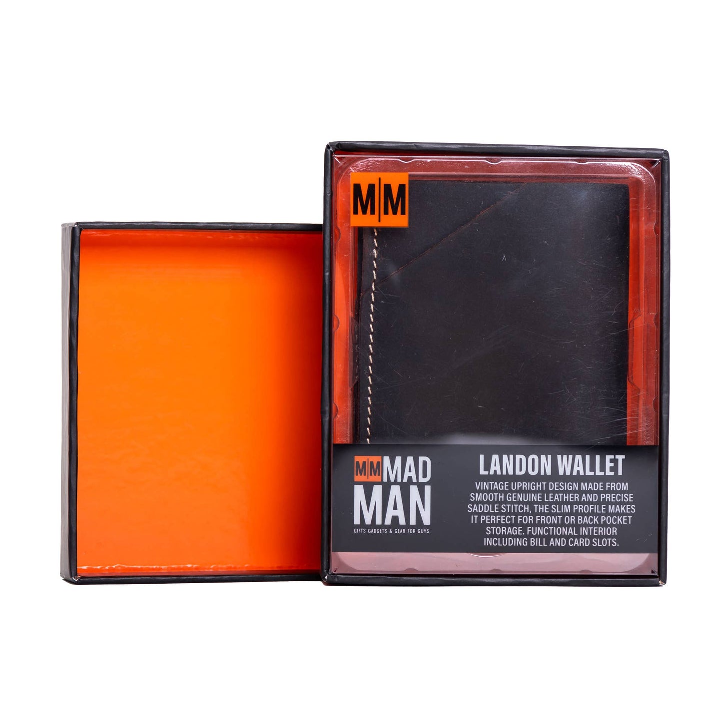 Landon Wallet | Slim Genuine Leather Front Pocket Wallet