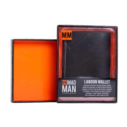 Landon Wallet | Slim Genuine Leather Front Pocket Wallet