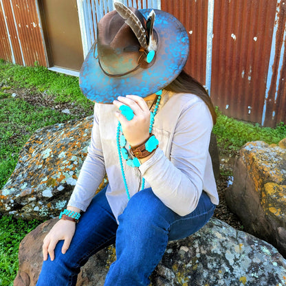 Turquoise Triple Strand Bracelet