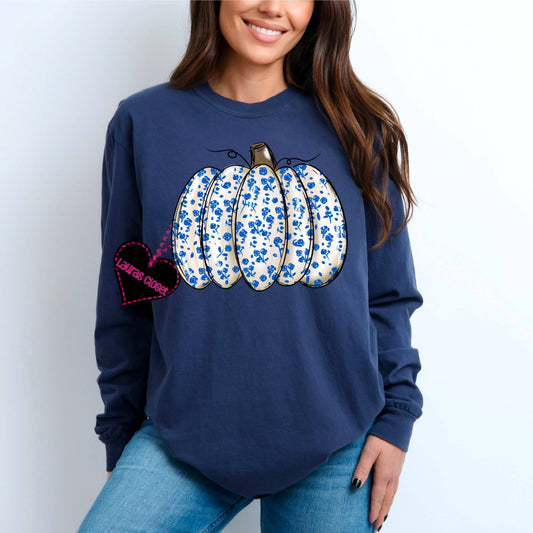 Blue Pumpkin- Graphic Tee