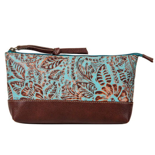 Myra Jacksborrow Leather Hairon Bag In Cactus Bloom