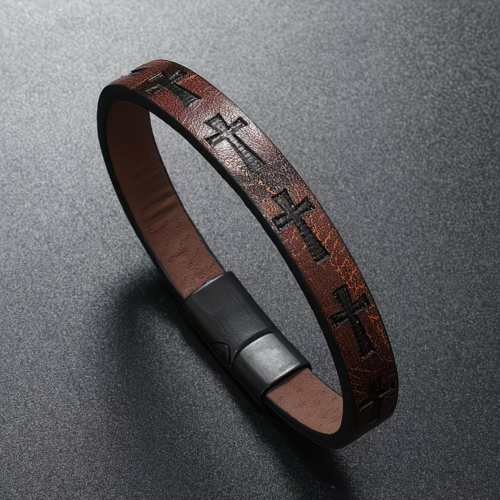 Men's Cross Bracelet
