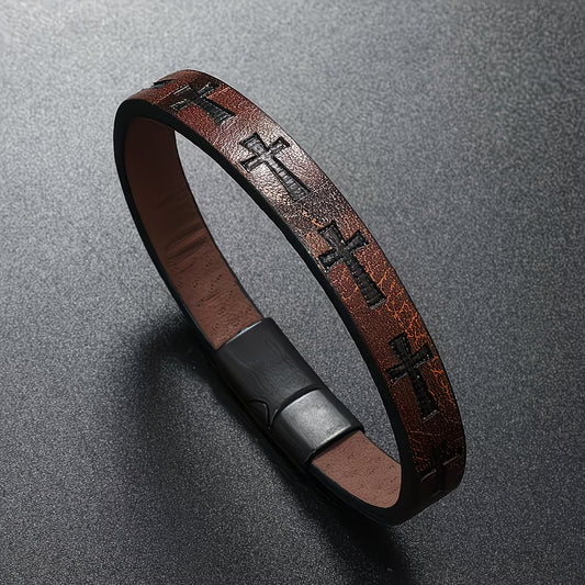 Men's Cross Bracelet