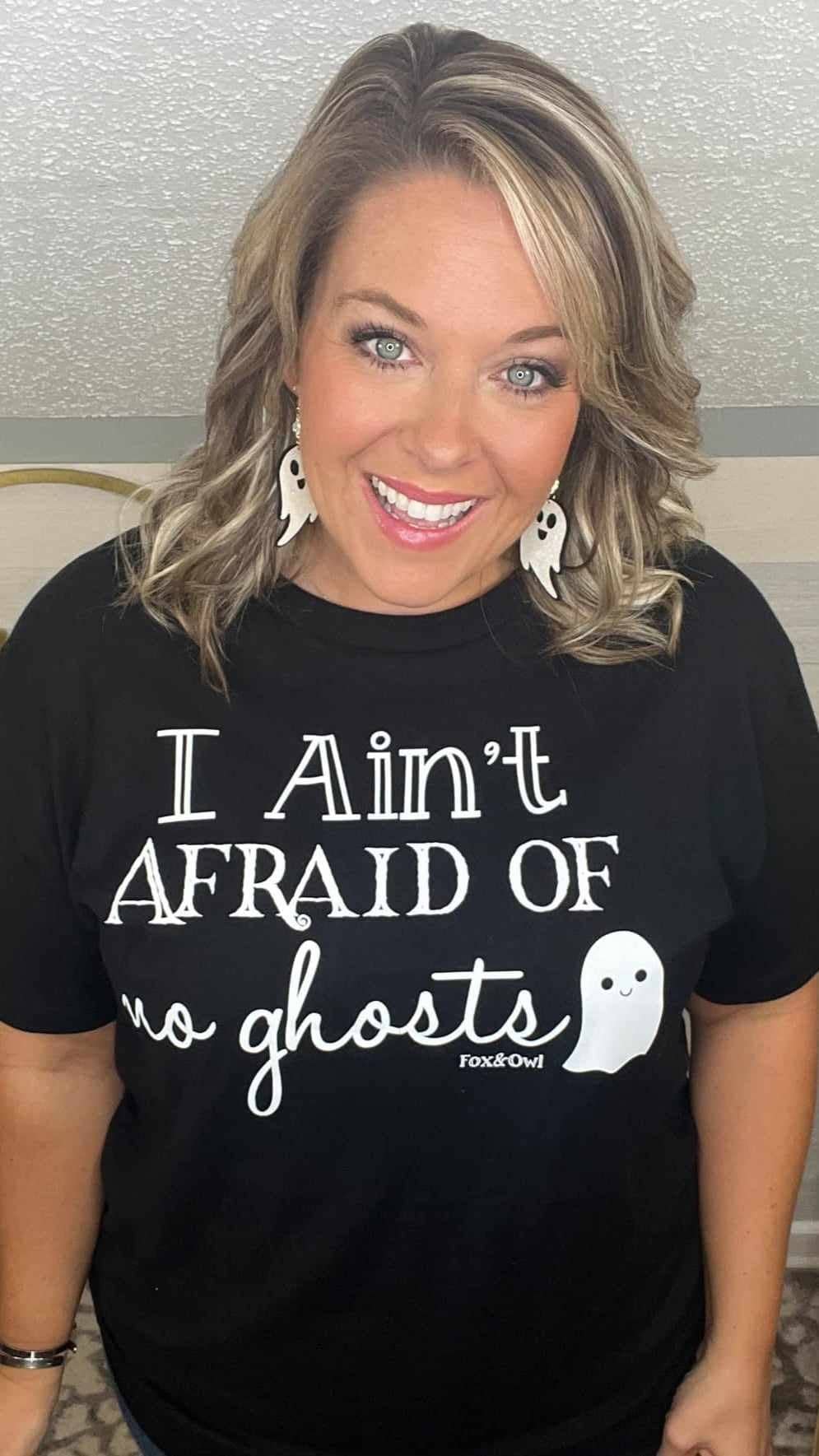 Halloween -I Ain't Afraid No Ghost Graphic Tee