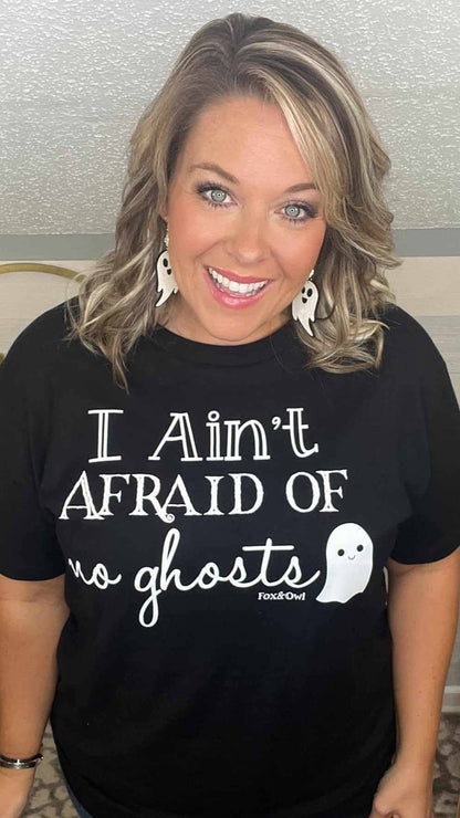 Halloween -I Ain't Afraid No Ghost Graphic Tee