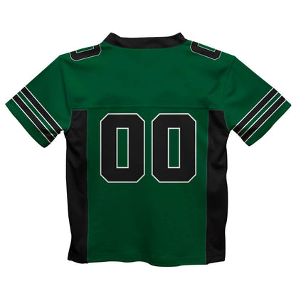 Vive La Fete Game Day Green Black Fashion Football T-Shirt