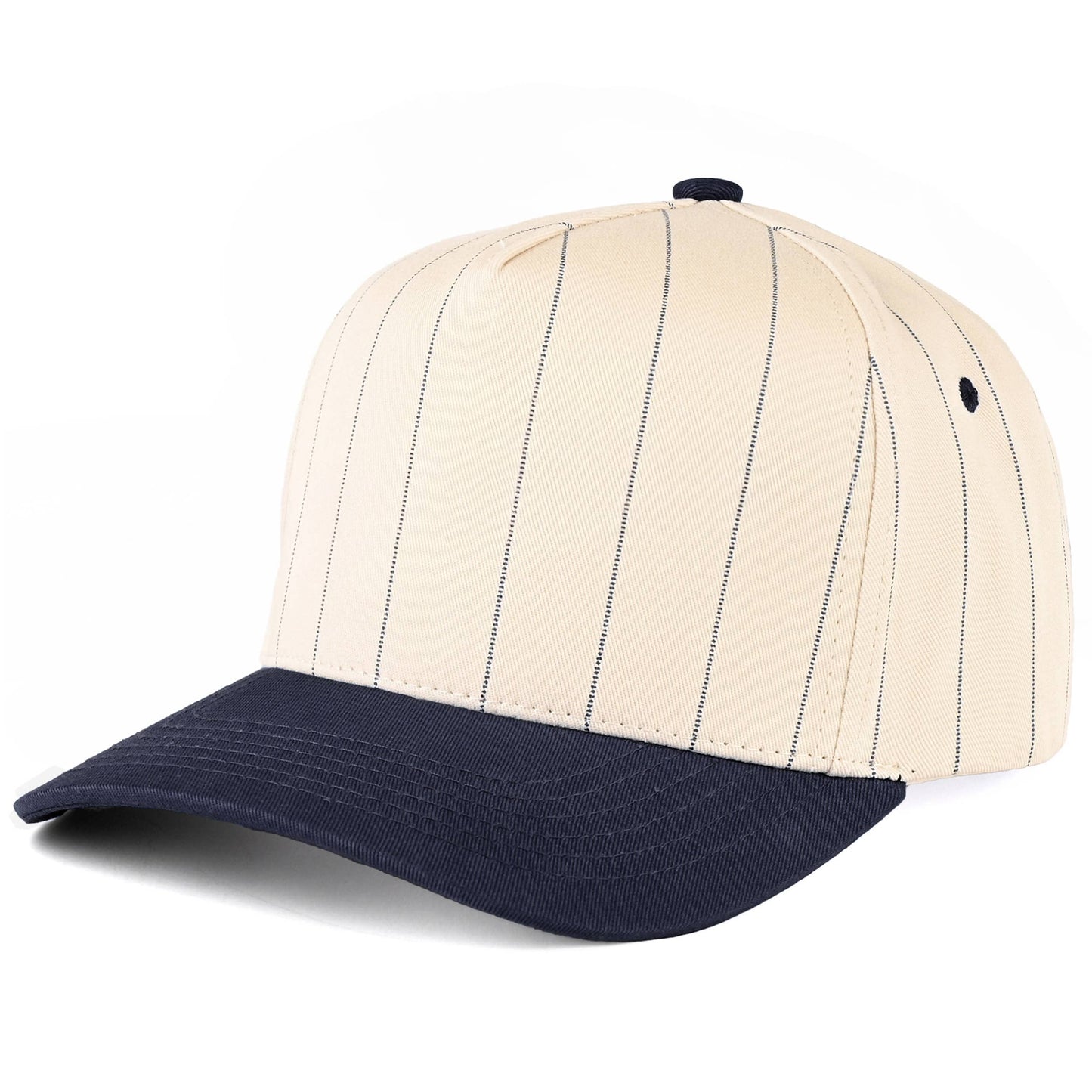 C.C Pinstripe Palin Two Tone Trucker Cap