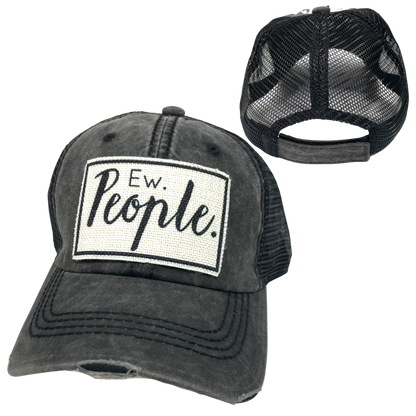 EW PEOPLE BALL CAP | UNISEX HAT | DISTRESSED