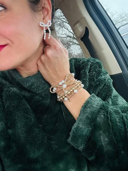 Bow Pearl Earrings