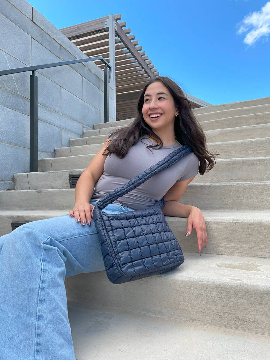 Katie Nylon Puffer Crossbody