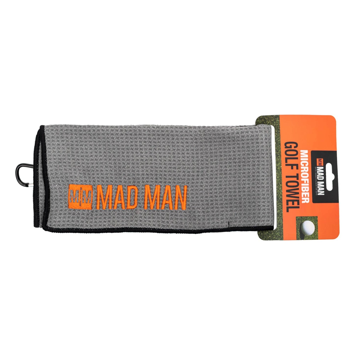 Absorbent Golf Bag Towel with Carabiner